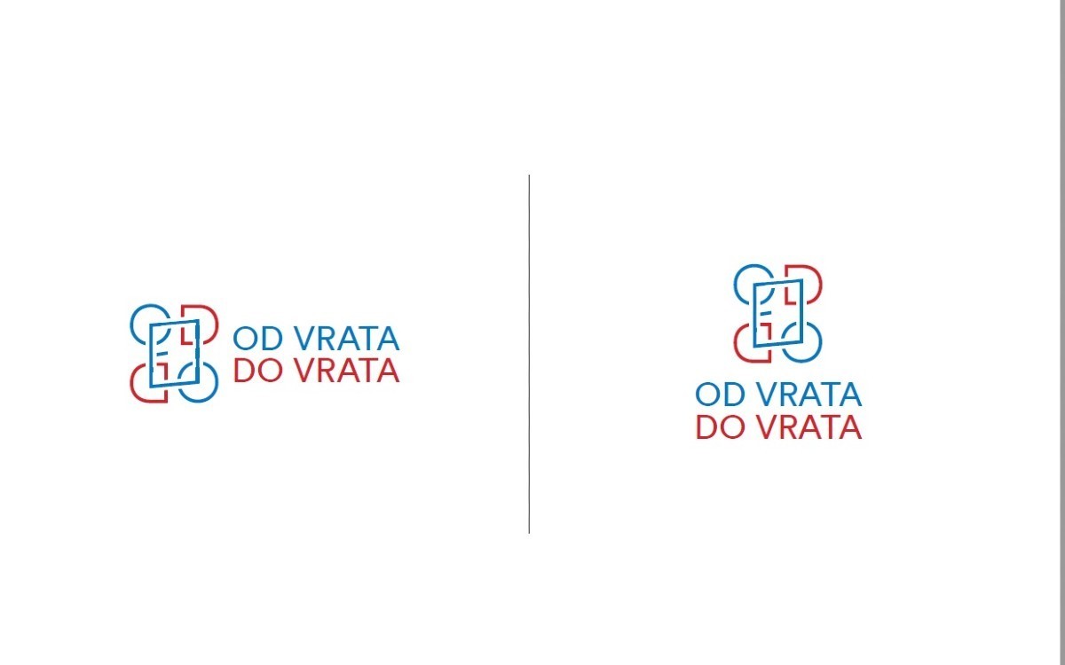 Large logo od vrata