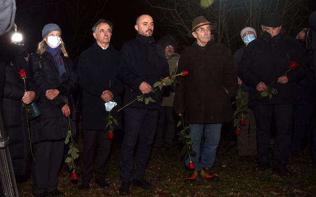 Vesna Teršelič, Milorad Pupovac, Boris Milošević i Zoran Pusić (Foto: Jovica Drobnjak)