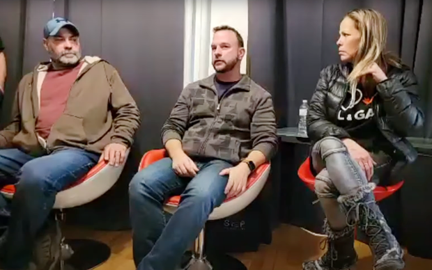 Barber, Dichter i Lich na presici "konvoja slobode" (Foto: Screenshot YouTube)