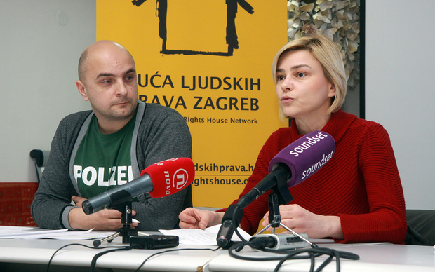 Gordan Bosanac i Sandra Benčić na konferenciji za medije 2012. (Foto: Žarko Bašić/PIXSELL)