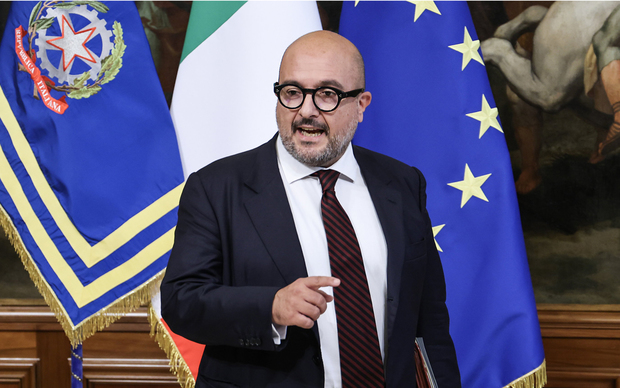Talijanski ministar kulture Gennaro Sangiuliano (Foto: Roberto Monaldo/EXPA/PIXSELL)