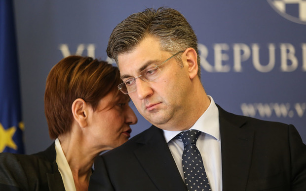 Nagrađena je mjestom predsjednice Uprave Podravke – Martina Dalić i Andrej Plenković (Foto: Igor Šoban/PIXSELL)