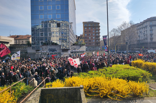 Okupljanje milanskih antifašista (Foto: Tena Erceg)