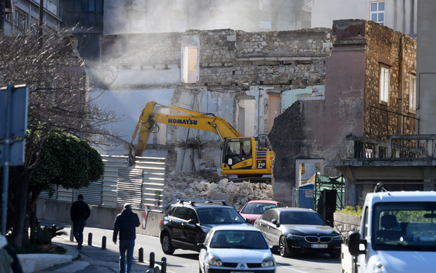 Krajem aprila u centru Šibenika počeli su radovi na zemljištu nekadašnje šibenske Revije (Foto: Hrvoje Jelavić/PIXSELL)