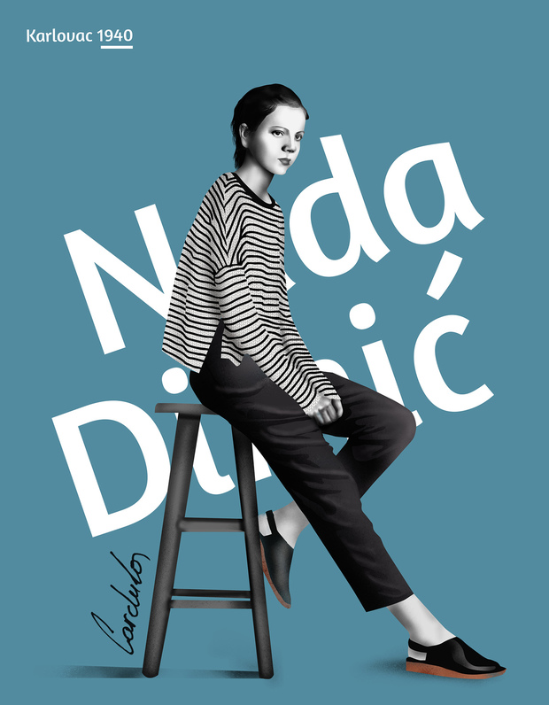 Nada Dimić – poster Zorana Kardule