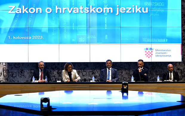 S predstavljanja novog Zakona o hrvatskom jeziku (Foto: Davorin Višnjić/PIXSELL)
