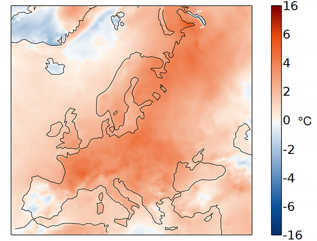 Anomalija prizemne temperature zraka za rujan 2023. (izvor: C3S/ECMWF)