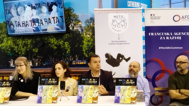 S promocije na 66. Međunarodnom beogradskom sajmu knjiga (Foto: Dejan Kožul)