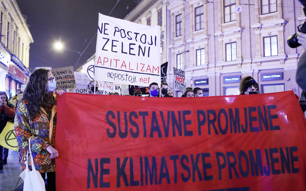 Sistemsko "frejmanje" problema – Marš za opstanak u Zagrebu 2021. (Foto: Luka Stanzl/PIXSELL)