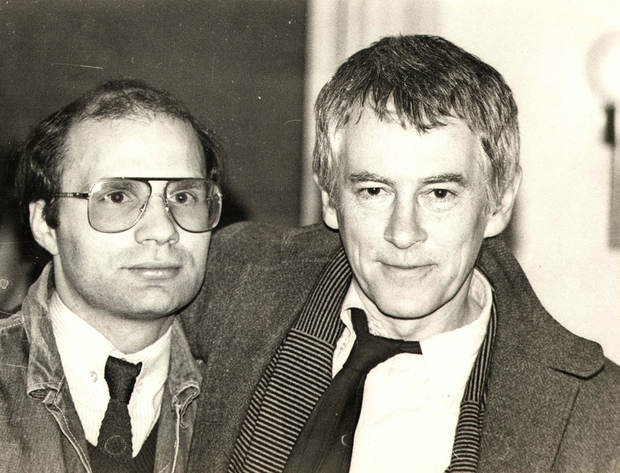 Šindolić i američki pjesnik Michael McClure u travnju 1984. (Foto: Privatna arhiva)