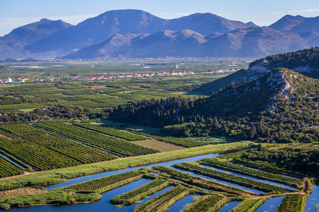 Dolina Neretve kakva zbog klimatskih promjena neće biti (Foto: Zvonimir Barišin/PIXSELL)