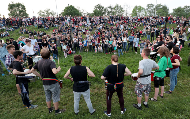 Izvedbe Drum 'n' bijesa važan su dio Trnjanskih kresova (Foto: Igor Kralj/PIXSELL)