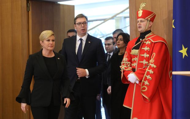 Od susreta Kolinde Grabar-Kitarović i Aleksandra Vučića u februaru 2018. nije bilo bilateralnog susreta na vrhu (Foto: Boris Ščitar/Večernji list/PIXSELL)