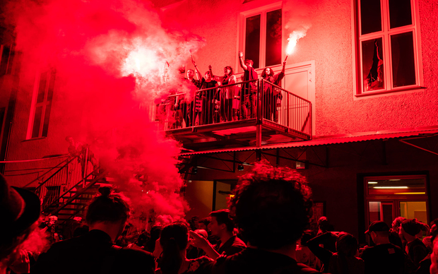Proslava pobjede KPÖ-a u Grazu (Foto: Facebook)