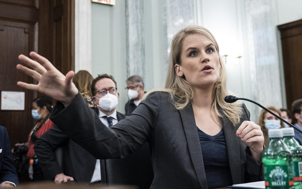 Svjedočenje Frances Haugen pred senatskim pododborom (Foto: Jabin Botsford/Newscom/PIXSELL)