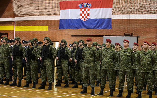 Počasno-zaštitna bojna (Foto: Goran Stanzl/PIXSELL)